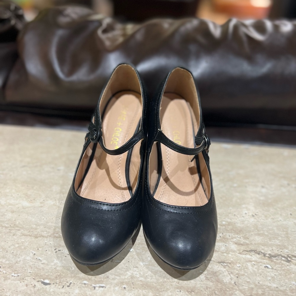Women’s 50’s style oxford / round toe/ Mary Jane Heels (3 Inch heels)
